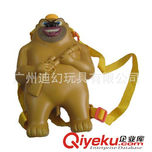 全部產品 熊大背包水槍 抽拉式大容量熊出沒水槍批發 水槍玩具批發