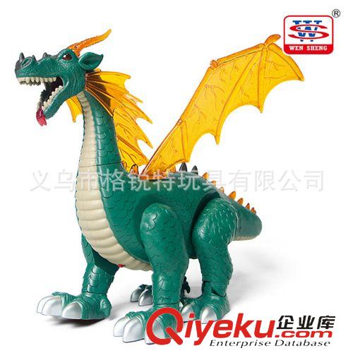 新品上市 文盛玩具5308下蛋恐龍 電動(dòng)聲光生蛋玩具恐龍?jiān)紙D片2