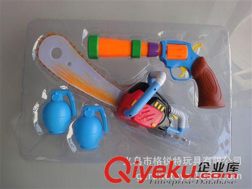 影視動(dòng)漫類產(chǎn)品 zp美高樂MG129熊出沒工具套裝 兒童過家家玩具 光頭強(qiáng)玩具槍原始圖片2