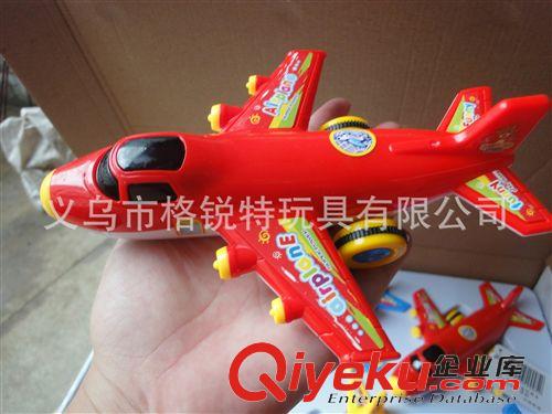 玩具車類 創(chuàng)發(fā)2017C燈光音樂慣性炫動小客機飛機6個盒裝 兒童慣性飛機玩具原始圖片2