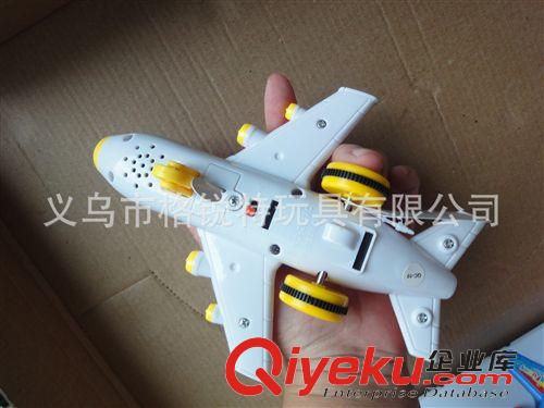 玩具車類 創(chuàng)發(fā)2017C燈光音樂慣性炫動小客機飛機6個盒裝 兒童慣性飛機玩具原始圖片3