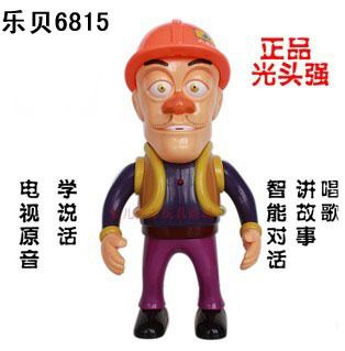 嬰童玩具/益智類 熊出沒(méi)zp樂(lè)貝6815光頭強(qiáng)故事機(jī)促銷 兒童電子語(yǔ)音早教益智玩具