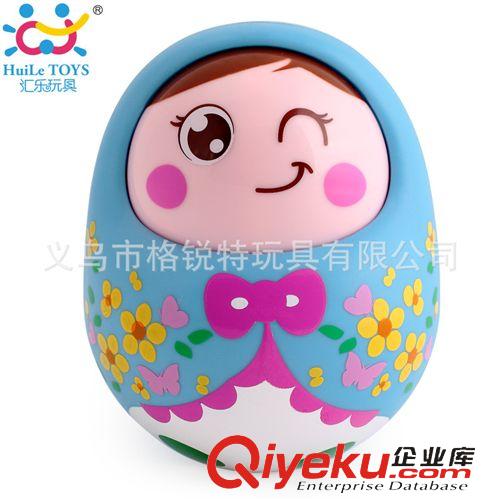 嬰童玩具/益智類 匯樂979點(diǎn)頭不倒翁娃娃大號(hào)可愛幼兒寶寶益智玩具不倒翁0-1歲原始圖片3