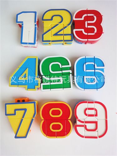 嬰童玩具/認(rèn)知類 益智早教識(shí)字玩具 順嘉32401數(shù)字變形金剛 兒童認(rèn)識(shí)數(shù)字原始圖片3
