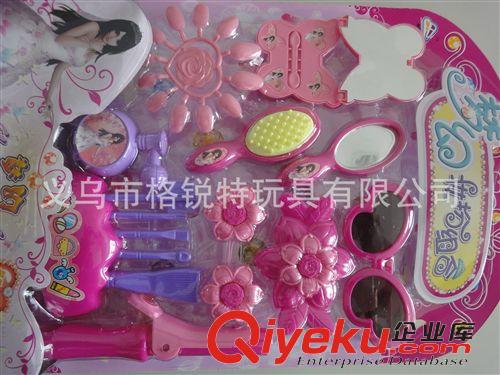 掛板裝 玩具 兒童化妝女孩過家家玩具仿真化妝組合8件套夢(mèng)幻裝扮 卓展ZZ6032原始圖片3