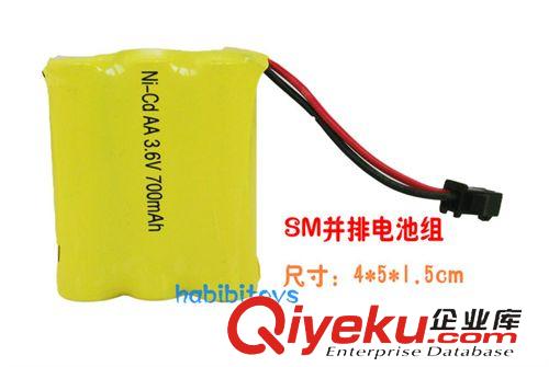 電池充電器 SM插頭3節(jié)3.6V并排電池組 充電電池組 電動(dòng)遙控玩具電池 42