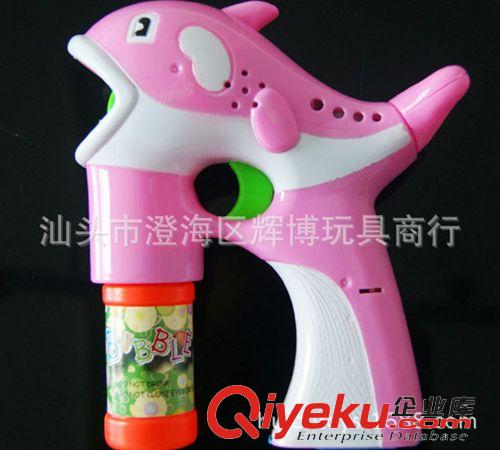 夏天玩具 兒童電動(dòng)海豚泡泡槍 1燈光音樂(lè)泡泡槍 雙瓶水 全自動(dòng)吹泡泡玩具73原始圖片2