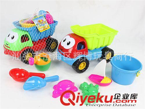 夏天玩具 廠(chǎng)家批發(fā) 3C 寶寶玩沙戲水套裝 大號(hào)兒童沙灘玩具 沙灘車(chē) 351原始圖片3