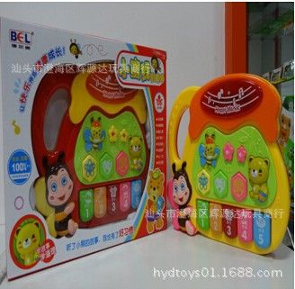 玩具樂器 新款玩具 快樂動(dòng)物音樂琴 電子琴 兒歌啟蒙益智 過家家玩具可批發(fā)