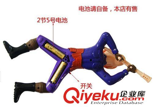 電動玩具 6688A光頭強爬兵 超逼真槍聲 閃光仿真電動爬兵 熊出沒玩具批發原始圖片2