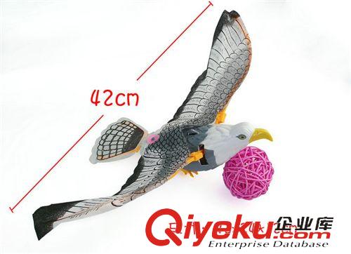 電動玩具 吊飛掉線電動老鷹玩具鷹飛鷹鴿子飛鳥眼睛不會亮不會叫電動老鷹原始圖片3