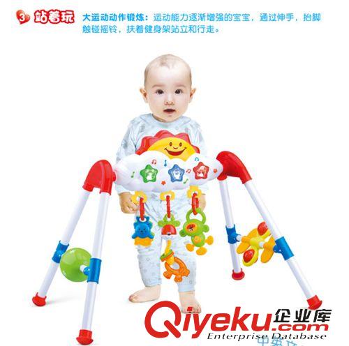 嬰兒玩具 供應(yīng)熱賣音樂健身架 寶寶多功能玩具音樂健身器 兒童早教搖鈴?fù)婢咴紙D片2