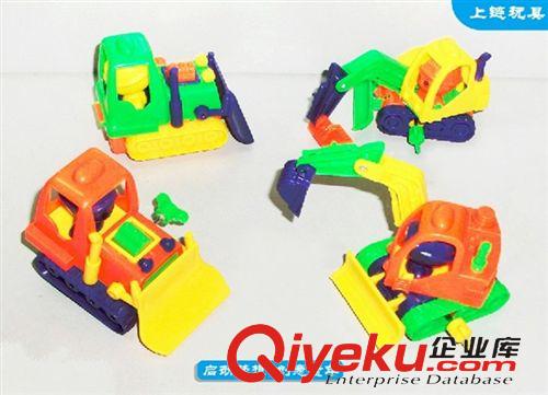 其他小玩具 上鏈玩具《汽車(chē)總動(dòng)員》上鏈走路挖機(jī)工程車(chē) 自動(dòng)調(diào)頭帶動(dòng)作 12只