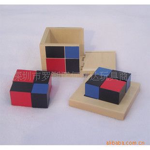 蒙特棱利教具 蒙臺梭利 蒙特梭利 蒙氏教具 感官教具 二項(xiàng)式原始圖片3