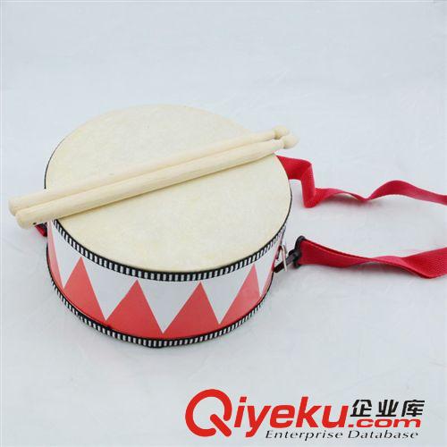 奧爾夫樂器 批發 兒童打擊樂器 親子早教幼兒園奧爾夫樂器 羊皮雙面小戰鼓原始圖片2