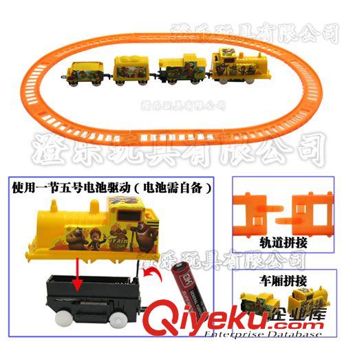 電動(dòng)玩具 玩具批發(fā)小額批發(fā)玩具熊出沒電動(dòng)軌道火車光頭強(qiáng)火車軌道玩具車原始圖片2
