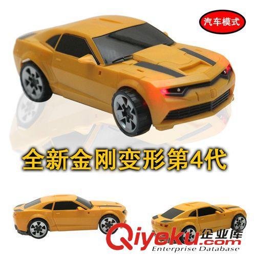 動漫玩具 機器人變形模型玩具 超大盒第四代大黃蜂變形金剛帶語音發(fā)光功能原始圖片2