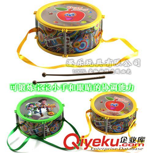 嬰童玩具 玩具批發(fā)廠家直銷 中號(hào)雙面卡通透明敲鼓 嬰幼兒敲邊鼓原始圖片3