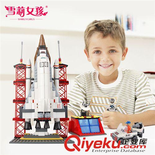 新品專區 【新品】兒童diy益智拼裝航空火箭 熱銷積木批發品牌玩具JJ002969原始圖片2