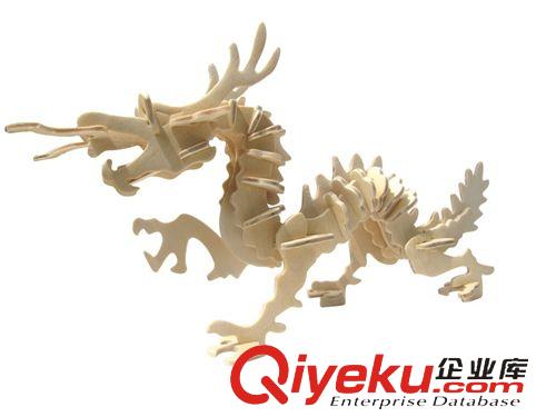 十二生肖 專業(yè)生產(chǎn)益智木質(zhì)拼圖模型 立體DIY十二生肖龍模型原始圖片2