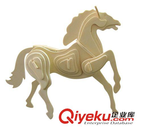 十二生肖 供應(yīng)3D 拼圖/益智玩具加盟代理/木制立體拼圖-馬原始圖片2