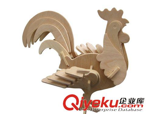 十二生肖 專業生產益智拼圖 立體拼圖拼板 玩具設計 十二生肖雞模型原始圖片2