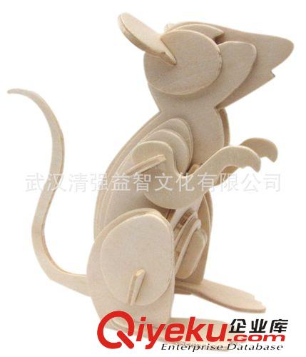 十二生肖 清強(qiáng)拓文 立體拼圖 木制拼圖 益智拼圖批發(fā) 生肖狗