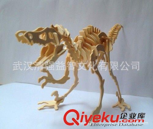 恐龍系列 新款木制fzmx動物系列超級大恐爪龍原始圖片3