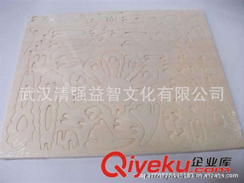其它動物系列 清強拓文 立體拼圖 木制拼圖 益智拼圖批發  孔雀  廠家專業批發原始圖片3