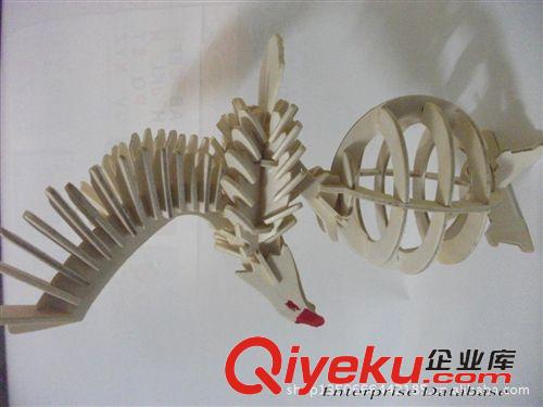 其它動物系列 木制益智玩具 3D模型 仿真智力玩具 雄鷹展翅原始圖片2