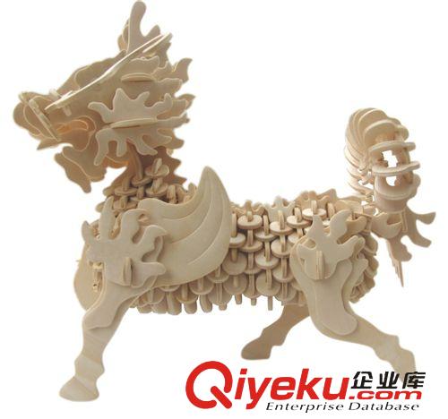 其它動物系列 diy木質(zhì) 清強拓文 立體拼圖 木制拼圖 益智拼圖批發(fā) 鱷魚