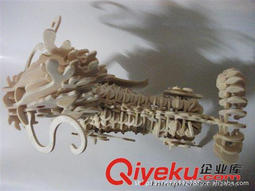 其它動物系列 動物3D積木 木制玩具總匯 仿真益智模型 麒麟原始圖片3