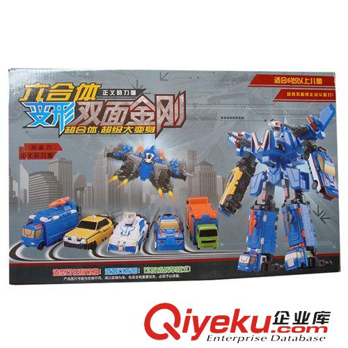 積木 新品益智玩具機器人六合體變形雙面金剛超合體超級大變身899A-7原始圖片3