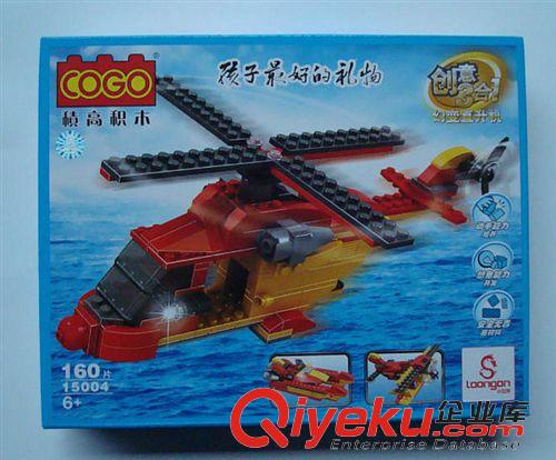 積木 zp兒童益智玩具極高拼插積木 COGO創(chuàng)意3合1空中閃電 1合起批