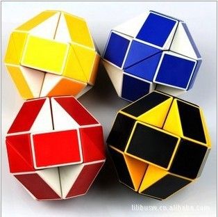 益智玩具 供應(yīng)裕鑫玩具，24節(jié)魔尺，六色混裝原始圖片2