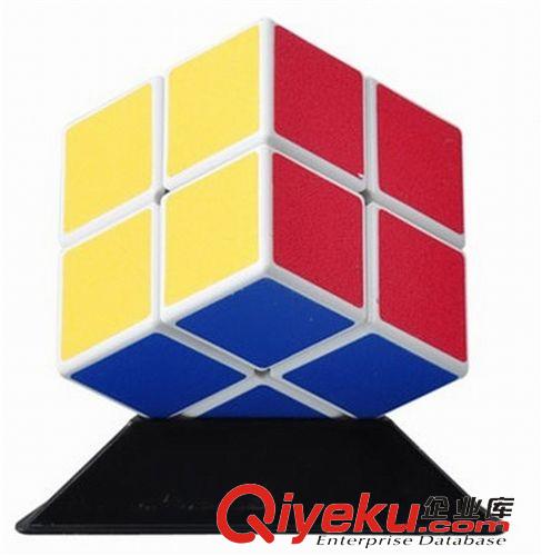 二階魔方 專業生產 廠家直銷 二階旋轉磨砂貼紙魔方 智力玩具原始圖片3