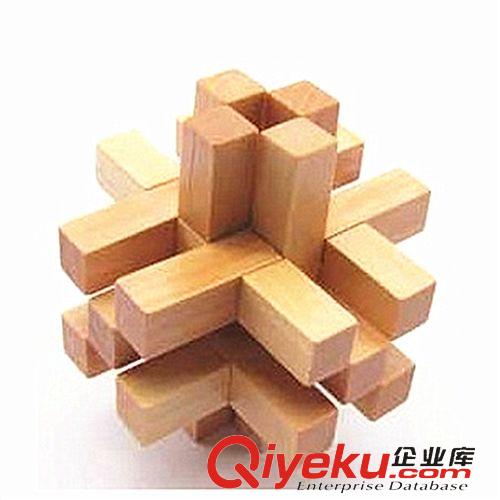  孔明鎖 解鎖  孔明鎖十四根 云和木制玩具 成人益智解鎖批發 古典魯班鎖全套原始圖片3