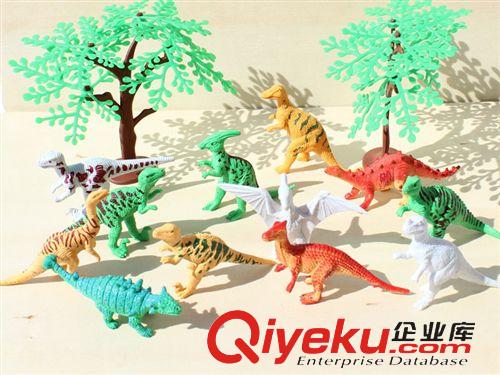{zx1}產(chǎn)品 搪膠小恐龍?zhí)籽b12只 仿真侏羅紀(jì)公園野生動物 兒童玩具 廠家批發(fā)原始圖片2