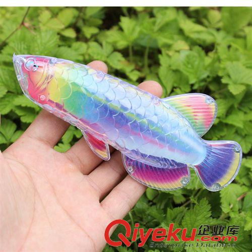 釣魚(yú)玩具 塑料透明大金龍魚(yú)雙面立體磁性散裝魚(yú) 廠家直銷批發(fā)混批兒童玩具原始圖片2