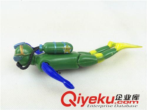 夏天戲水玩具 夏天熱賣上鏈發條游水兒童玩具 上鏈游水人 幼兒沐浴地攤玩具