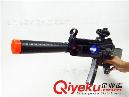 電動槍系列 zp集星 電動閃光音樂振動槍 帶紅外線 軍事模型電動玩具槍