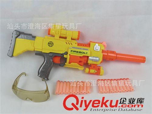 電動軟彈槍系列 集星電動軟彈槍 聲音帶燈光 紅外線 軍事模型玩具槍 電動玩具熱賣原始圖片2