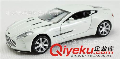 彩珀合金車 1：32 阿斯頓馬丁 回力燈光 合金車 仿真合金車模 聲光兒童玩具車原始圖片2