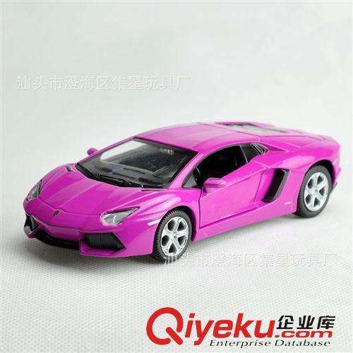 彩珀合金車(chē) 鐵車(chē){zz1} 1:32 蘭博基尼LP700-4聲光合金小汽車(chē)模型 玩具批發(fā)原始圖片2