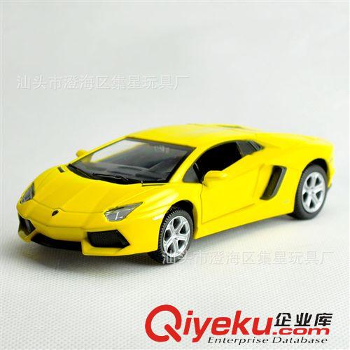 彩珀合金車(chē) 鐵車(chē){zz1} 1:32 蘭博基尼LP700-4聲光合金小汽車(chē)模型 玩具批發(fā)原始圖片3
