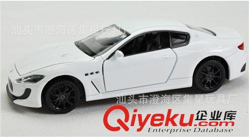 彩珀合金車 鐵車{zz1}1:32 馬莎拉蒂回力燈光合金車模仿真玩具車 兒童玩具批發(fā)