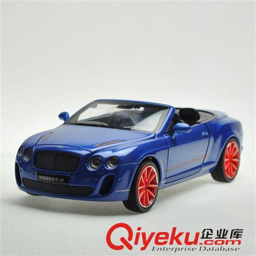 彩珀合金車 彩珀1:32 賓利歐陸ISR 超級(jí)敞篷跑車 聲光回力汽車模型 兒童玩具原始圖片3