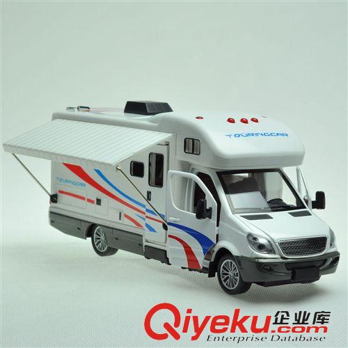 彩珀合金車 鐵車{zz1} 豪華房車合金族車模 開門回力聲光合汽車模型玩具批發(fā)原始圖片2