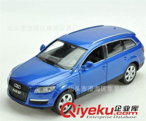 彩珀合金車 zp彩珀授權(quán)合金汽車模型 gdSUV1:32奧迪Q7帶聲光回力 4開門原始圖片2