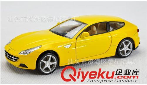 彩珀合金車 1:32 法拉利FF 回力帶燈合金車 仿真車模 聲光合金車 兒童玩具車原始圖片3